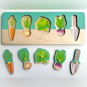 Lovevery Wooden Community Garden Puzzle